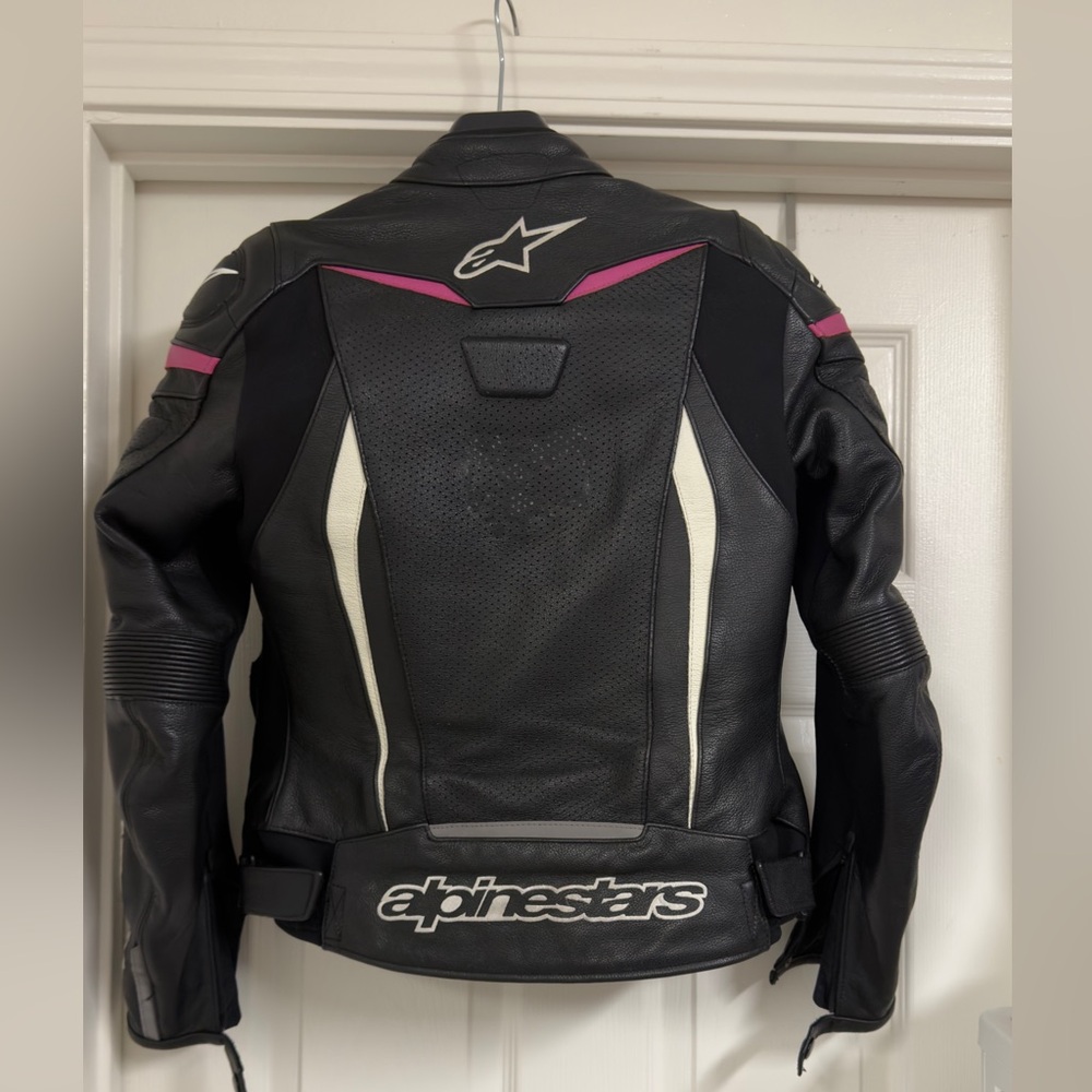 Size 6 (42) ALPINESTARS STELLA GP PLUS RV2 AIRFLOW LEATHER MOTORCYLE GEAR - Picture 4 of 16